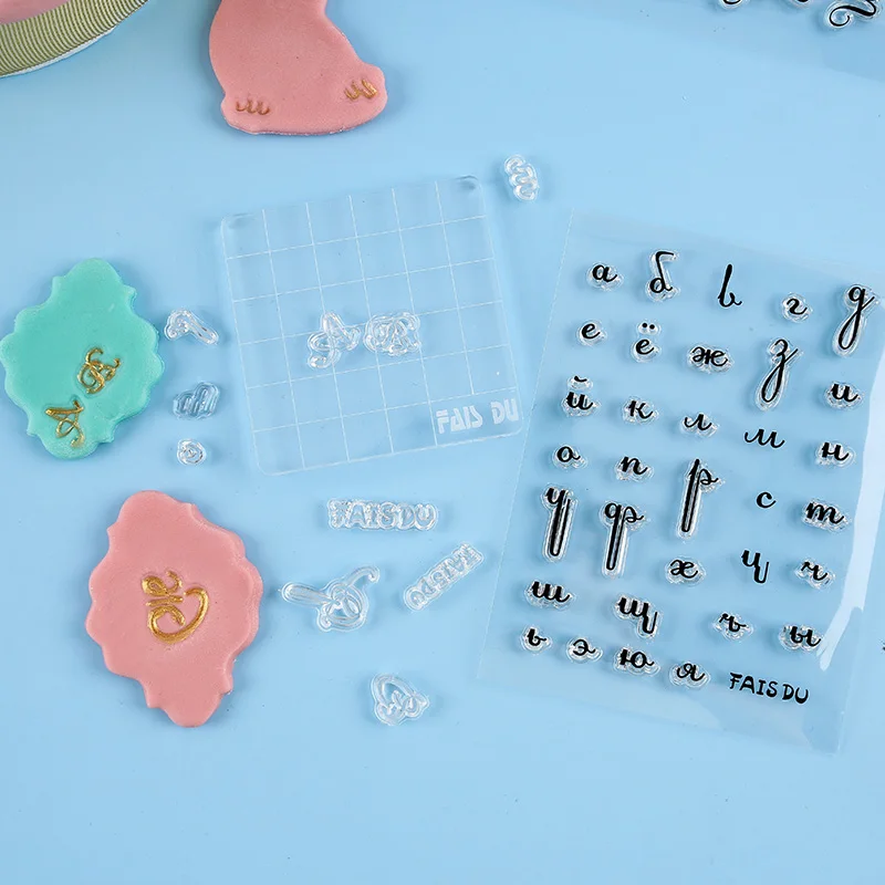 Stamps for Cookies Letters Cake Sweet Letters Stamp Fondant Embossing DIY Alphabet Cutter Pastry Accessories Decorating Tools