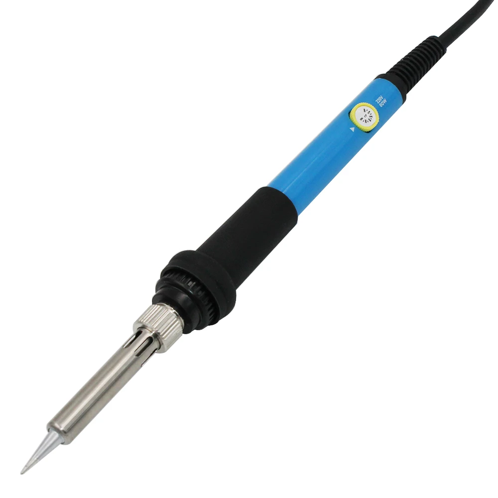 Adjustable 60W Temperature Electric Soldering Iron Handle Heat Pencil Tool With Iron Tips Stand For Welding Solder Rework Repair