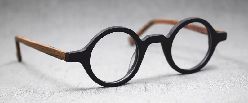 Acetat Vintage Kleine Runde Brille Männer Brillen Rahmen Frauen Optische Verordnung Spektakel Klare Brillen – Detail 33