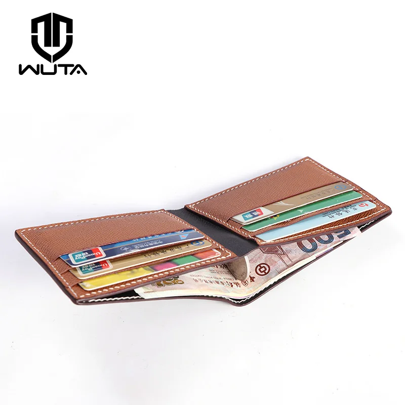 WUTA 718 Business Short Wallet Kraft paper Template Leather Craft DIY Tools Model