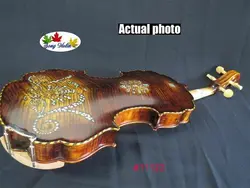 Baroque style SONG Concert violin 4/4,shell inlaid on back,Powerful sound #11122