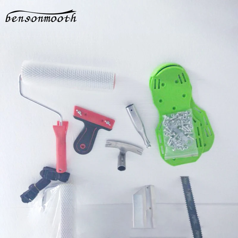 Cement Self-leveling Tool Kit Epoxy Floor Paint Roller Blade Spike Rake Construction Tools