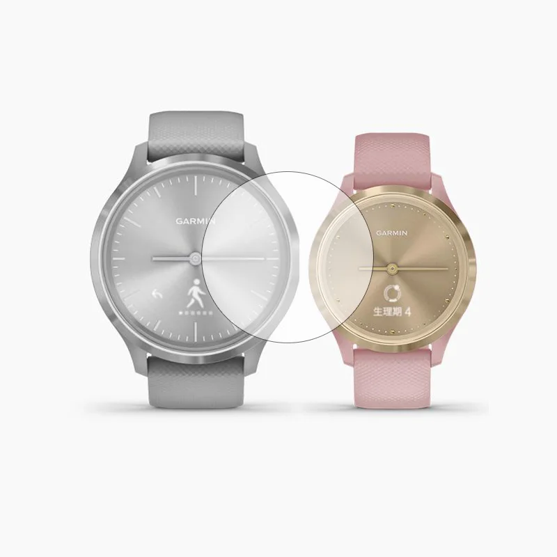 Tempered Glass Pelindung Film Penjaga untuk Garmin Vivomove 3/3S Watch Vivo Memindahkan Vivomove3 Penutup Pelindung Layar Perlindungan