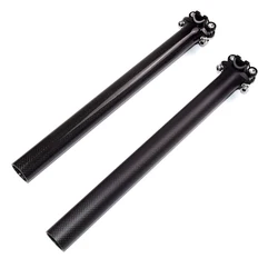 New OEM mountain bike alloy+carbon seatpost Road carbon bicycle seatposts 25.4/27.2/30.8/31.6*350 400mm MTB bike parts