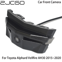 ZJCGO Car Front View Parking LOGO Camera Night Vision Positive Waterproof for Toyota Alphard Vellfire AH30 2015~2020