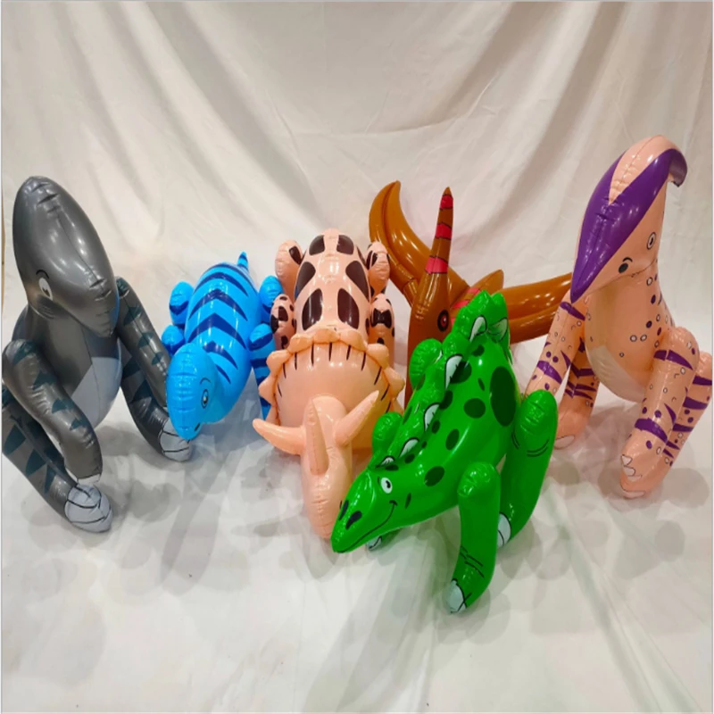 Large Inflatable Animal Dinosaur Toy Balloon PVC Material Children's Birthday Decoration Gift Pterosaur Stegosaurus Triceratops