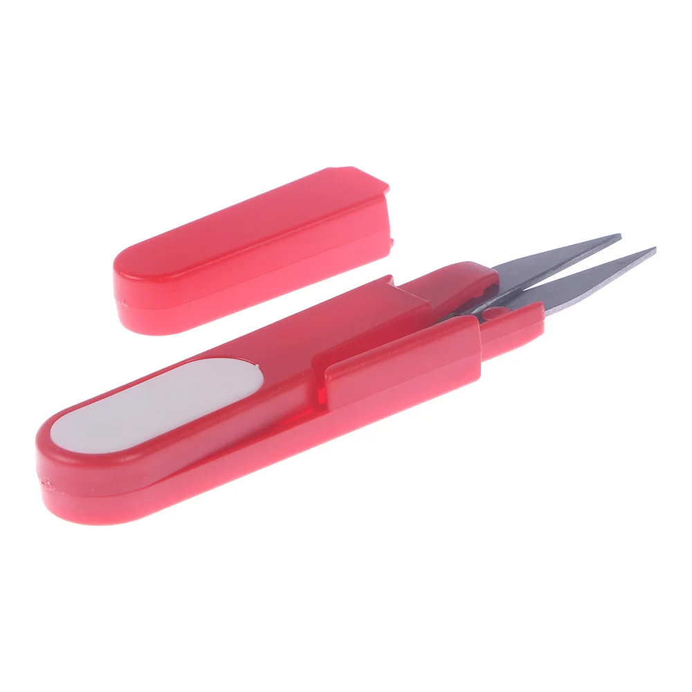 1PCS Paper Scissors Portable Stationery Sewing Scissors Office Supplies Student Paper Cutting Tool Color Random