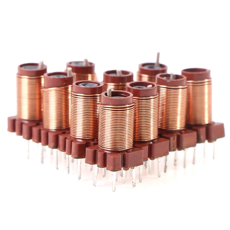 10pcs 26T 2.1uh-6.3uH Adjustable High-Frequency Ferrite Core Inductor