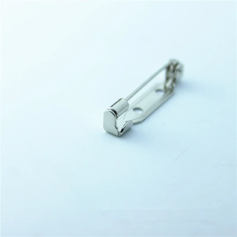 10pcs 2.4cm length High Quality Safety pin Brooch Base Back Bar Badge Holder Brooch Pins DIY Jewelry Finding