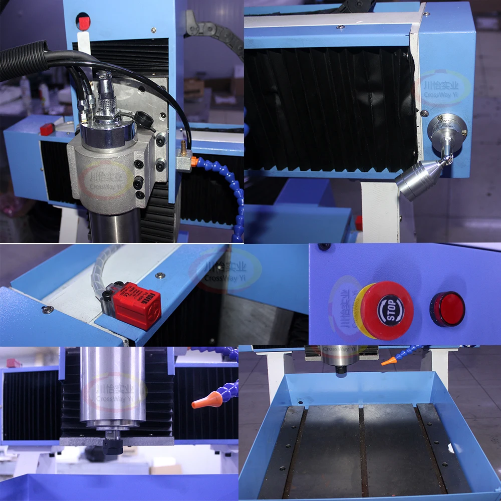 Stainless Steel Copper Aluminum Cutter Engraver CNC Router Machine