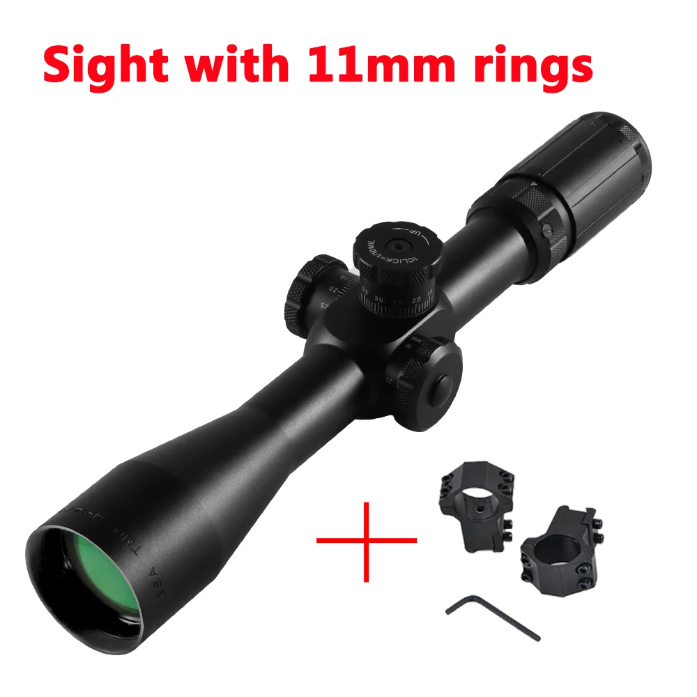 BSA Optics TMD 4-14X44 FFP Jachtkijker Eerste Focale Vlak Richtkijker Tactische Glas Geëtst Richtkruis Optische Richtmiddelen