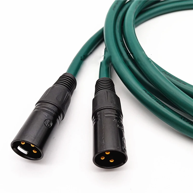 1 pair Ortofon Hifi XLR Female to RCA Male Cable High Purity OCC Hifi 2 Rca to 2 Xlr Cable