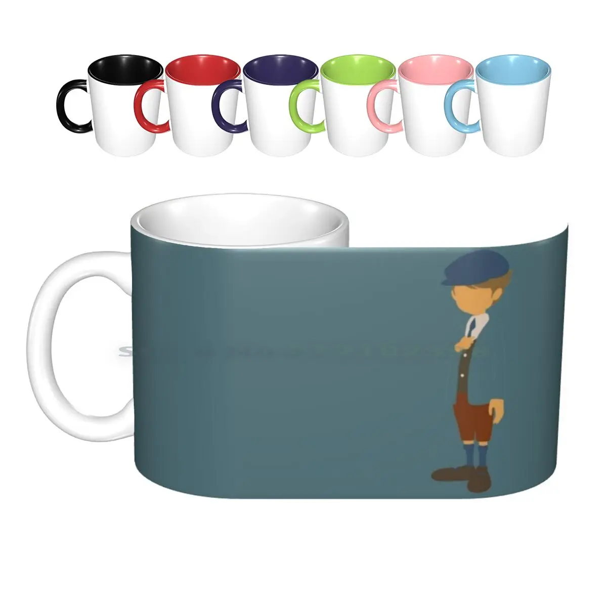 Clive Dove Ceramic Mugs Coffee Cups Milk Tea Mug Professor Layton Clive Dove Unwound Future Mystery Puzzle Game Creative