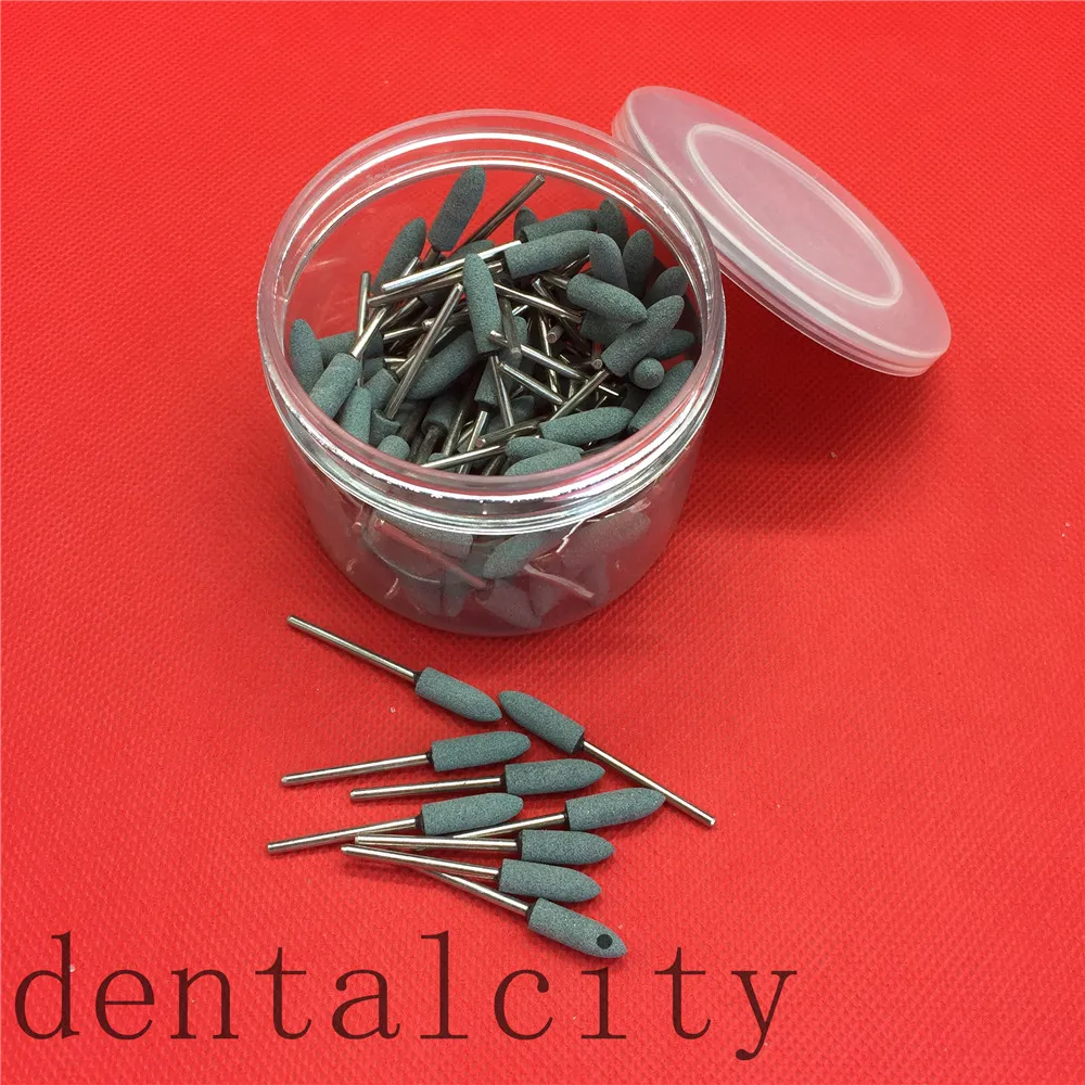 Pink/White/Green 100PCS Assorted Dental Lab Gravel Ceramic meium FG Burs Polisher 2.35mm