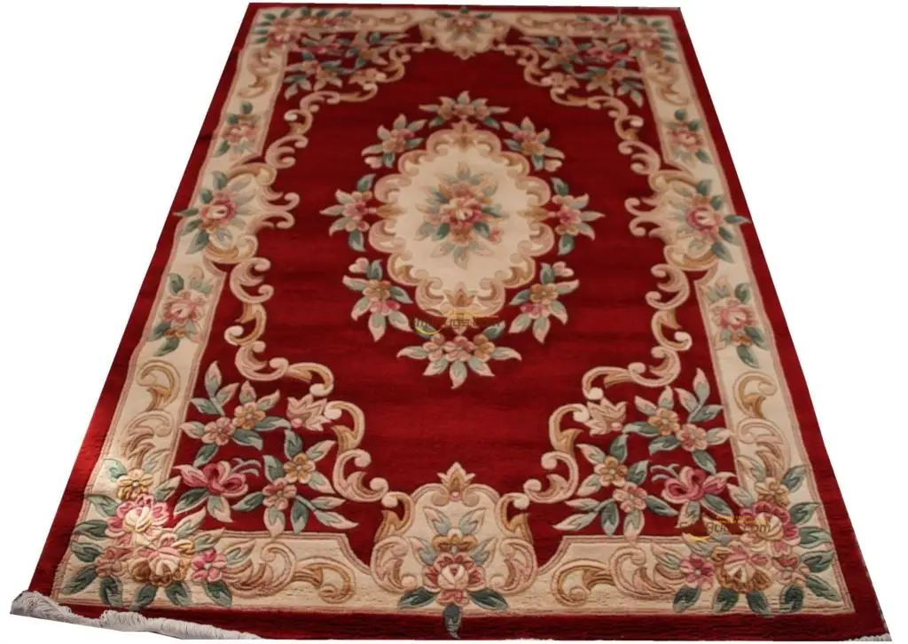 3d carpetsavonnerie gobelin wall carpet large room french About machine made Thick Plush Savonnerie red for carpet