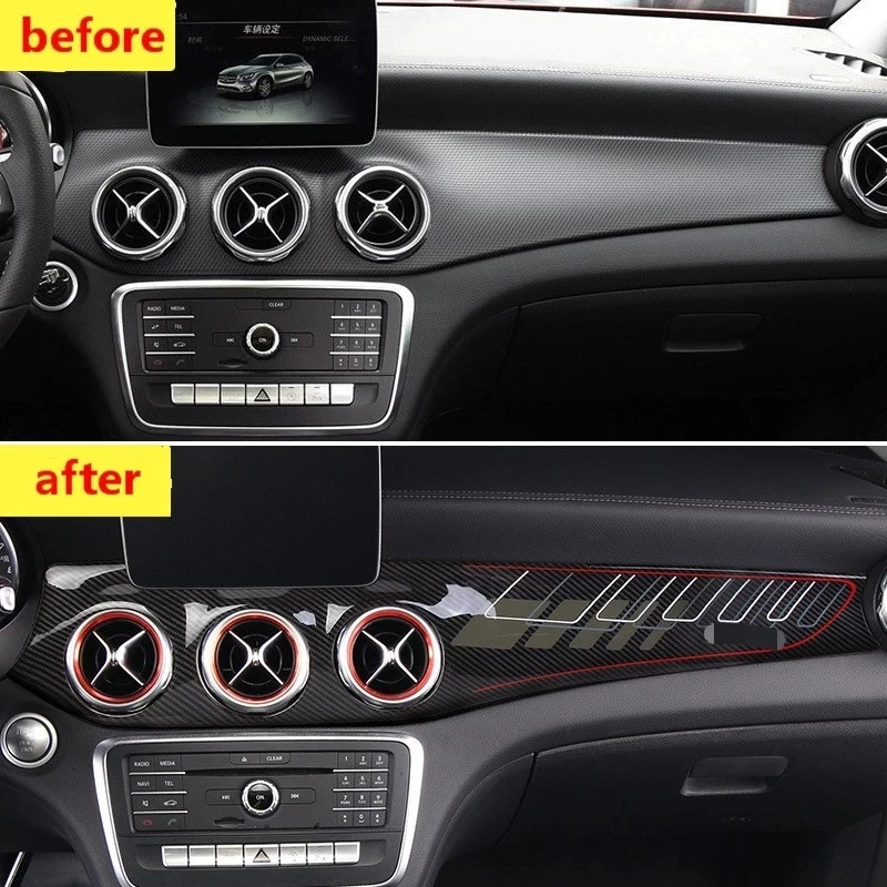 Rivestimento cruscotto per mercedes-benz CLA250w117/GLA220/AMG/CLA 45Air coperchio uscita strumento pannello di controllo centrale