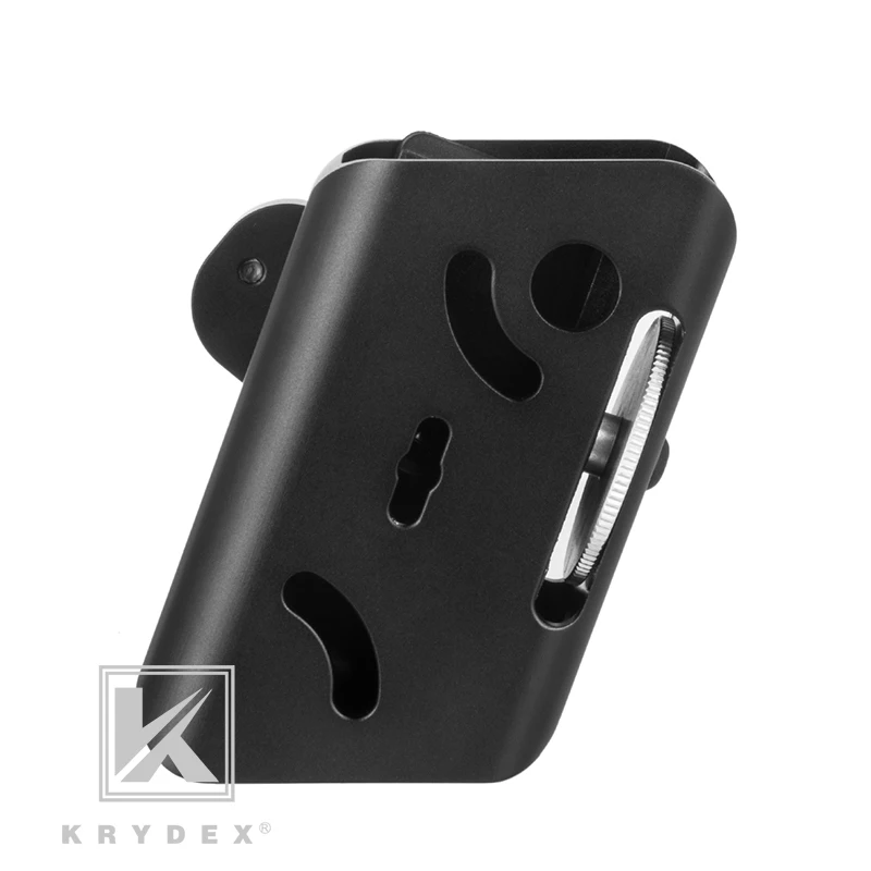 KRYDEX IPSC Tijdschriftzakje Aluminium Holster Mag USPSA Competitie Schieten Multi-hoekaanpassing Snelheidsschieter Pistool Race BK