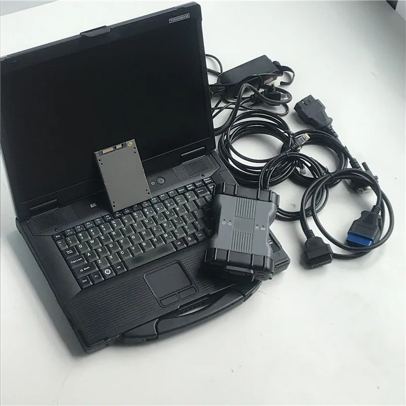 2024.-6v ssd software for MECEDES XEN-TRY Diagnostic Tool with cf-53 laptop 4g toughbook with mb star sd c6 connect