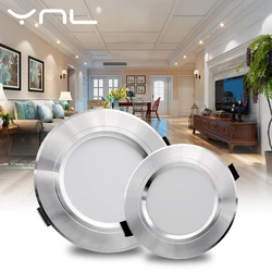 Led Downlight 220v 18W 15W 12W Ceiling Light 9W 5W Recessed Down light Round Led Panel Light Spotlight Indoor Lighting