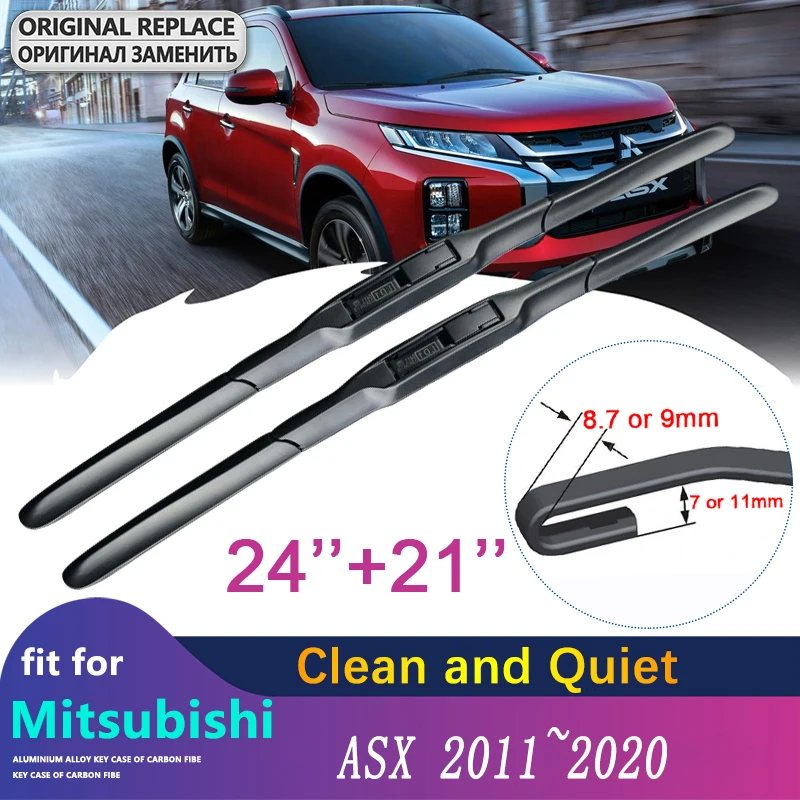 

Car Wiper Blade for Mitsubishi ASX 2011~2020 RVR Windshield Wipers Brushes Accessories 2012 2013 2014 2015 2016 2017 2018 2019