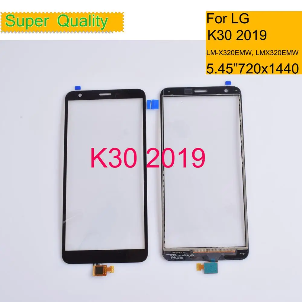 

10Pcs/Lot For LG LG K30 2019 X320 Touch Screen Panel Sensor Digitizer Front Outer Glass Lens With OCA Glue Replacement