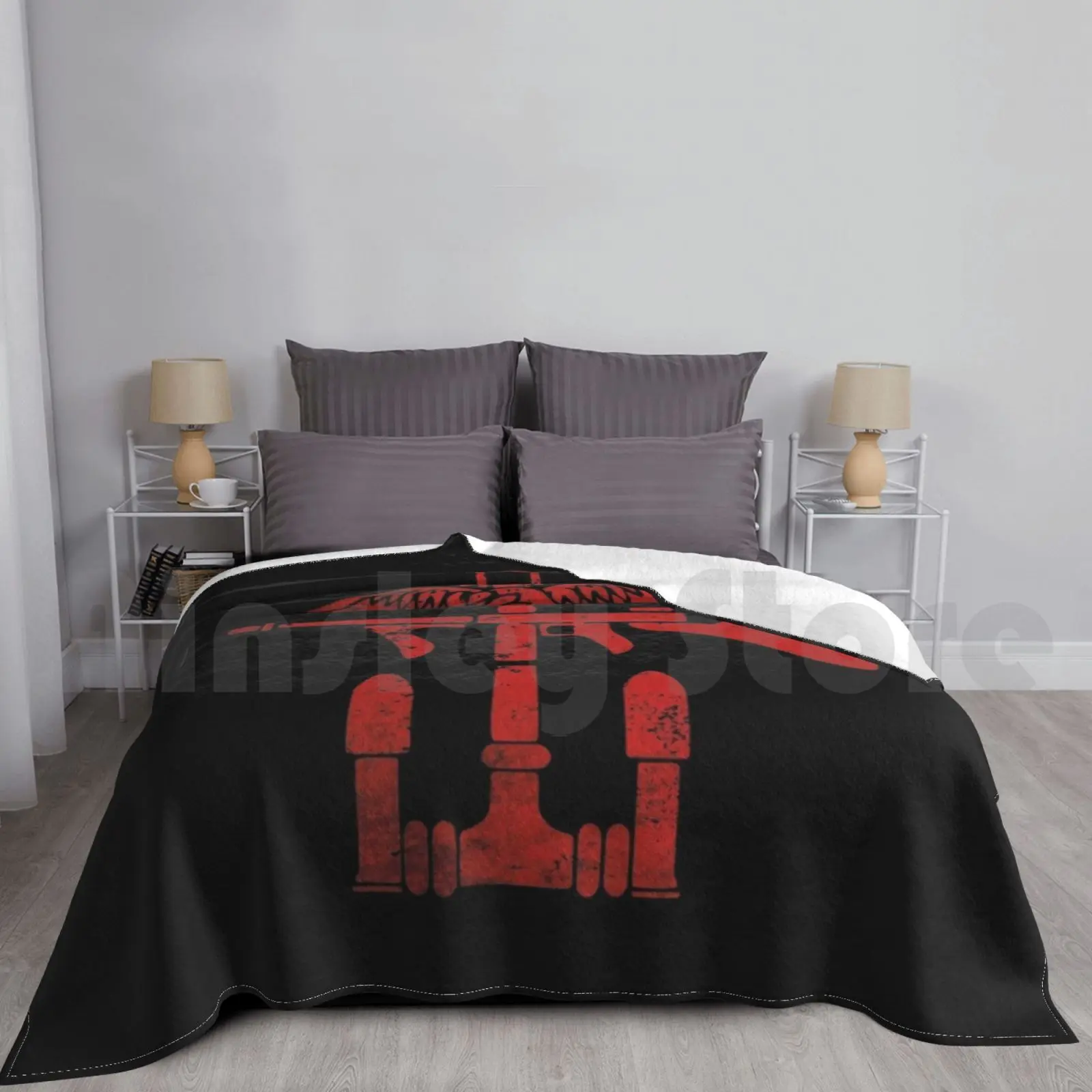 Royal British Commandos Ww2 Blanket For Sofa Bed Travel Second World War Soldiers Special Forces Commandos