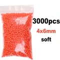4x6mm 3000 piezas rojo