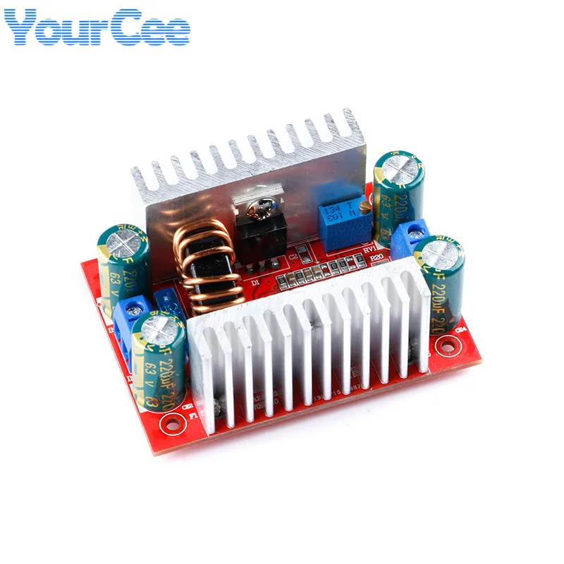 DC 400W 15A Step-up Boost Converter Constant Current Power Supply LED Driver 8.5-50V to 10-60V Voltage Charger Step Up Module