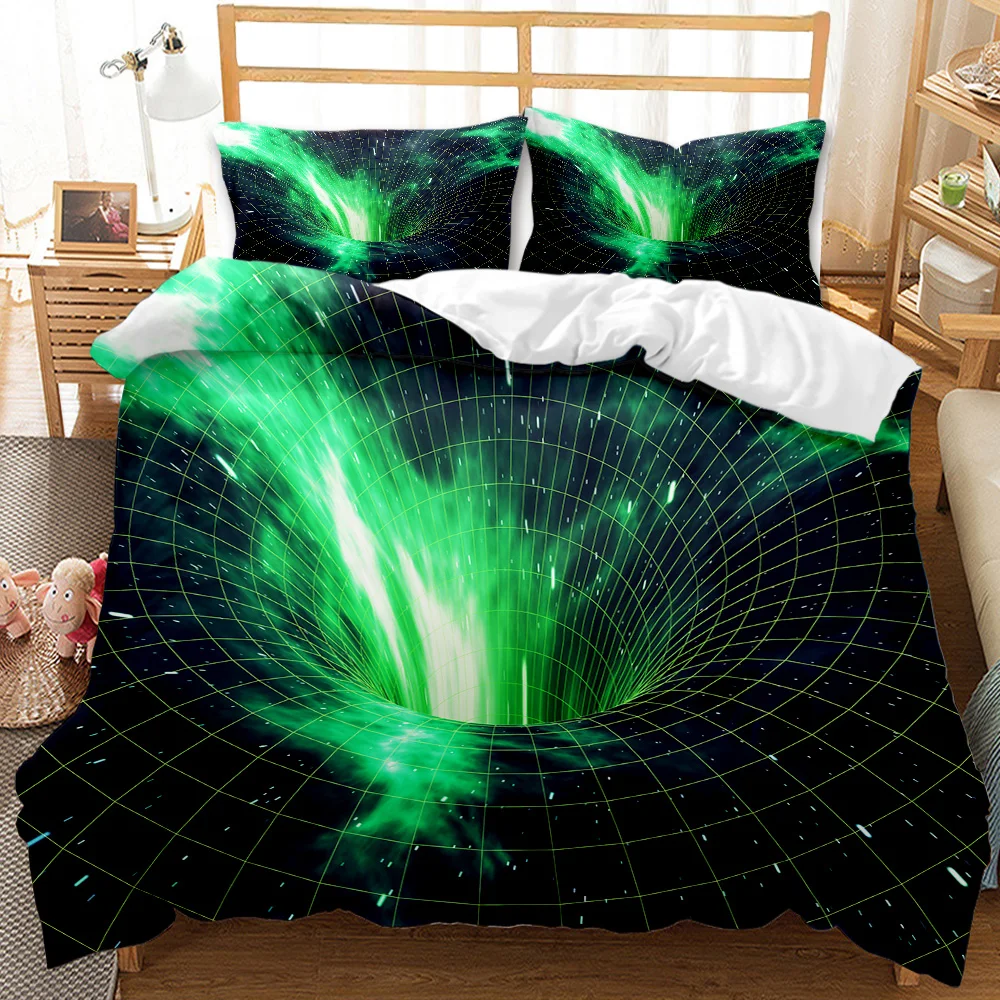 3D Star galaxy Bedding Set Queen BOHO Duvet Cover with pillowcase  comforter bedding sets bedroom comforter set colours