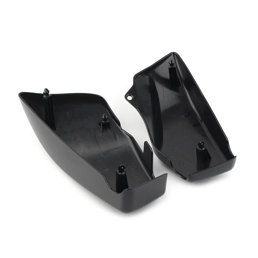 Set di pannelli per batterie laterali per moto in ABS nero lucido per Honda VTX1800 R/S/N/F/T 2002 2003 2004 2005 2006 2007 2008