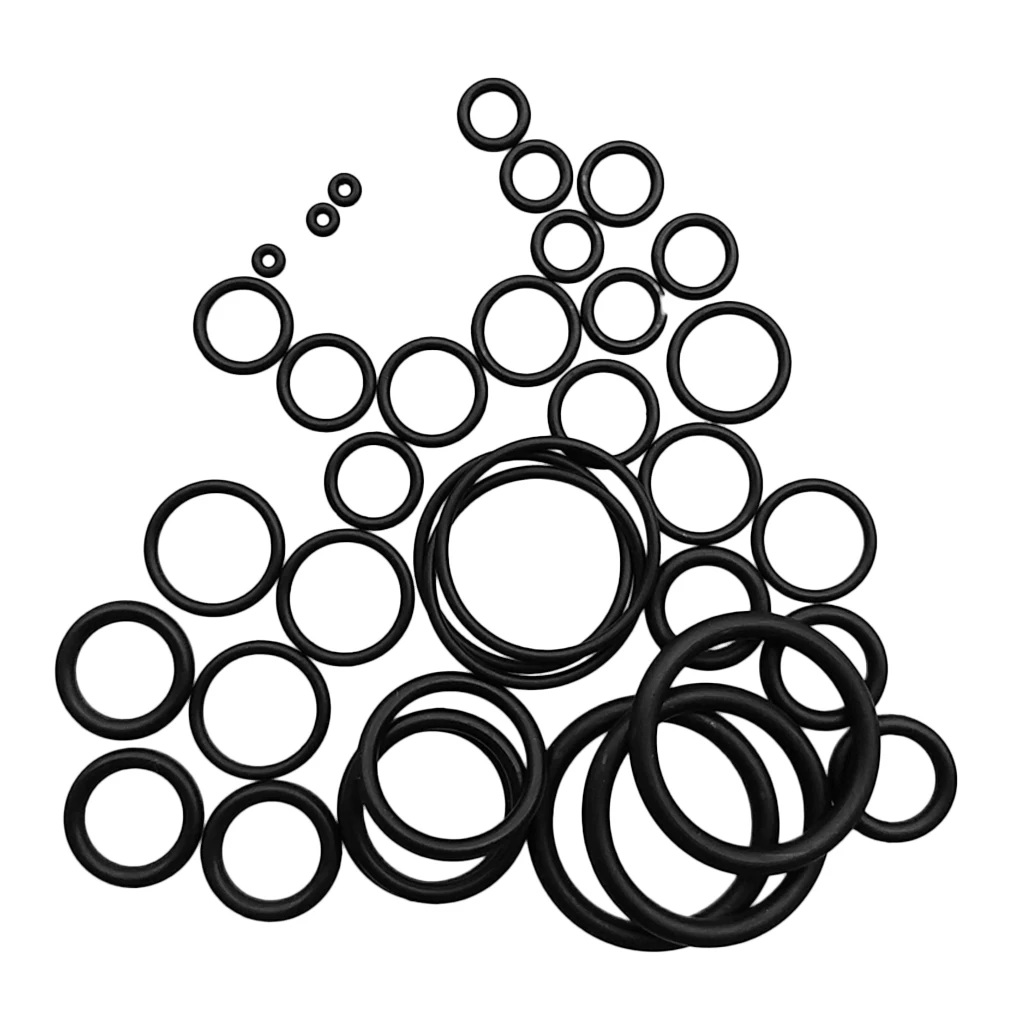 Perfeclan 36x Rubber O-Ring Kit Repair Spare Replacement Scuba Diving Gasket