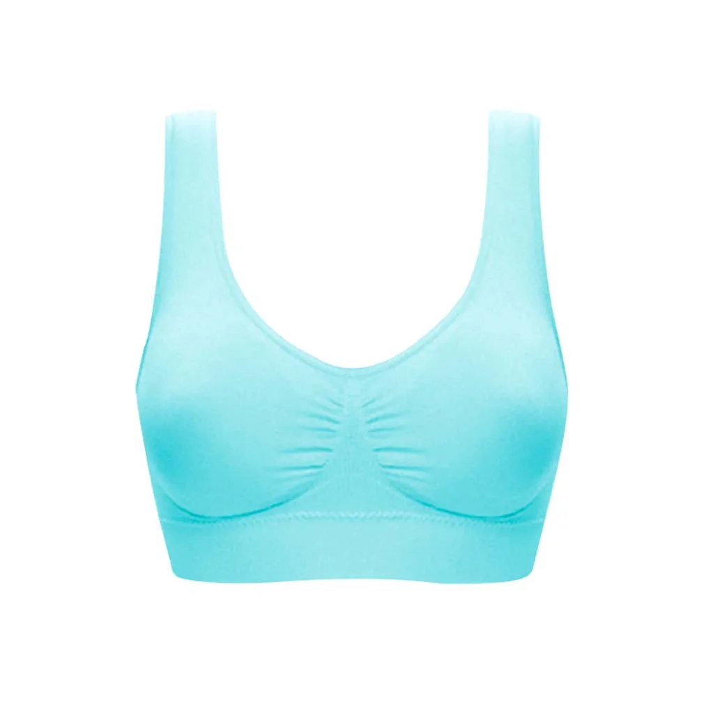 2023 Sexy Bra Top Women Fitness Seamless Bra Padded Dry Quick Push Up Natural Color Breathable Support seamless Bra Nylon