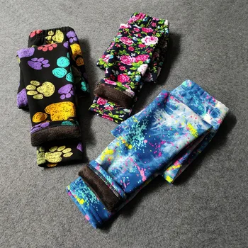 Girls Velvet Leggings 1
