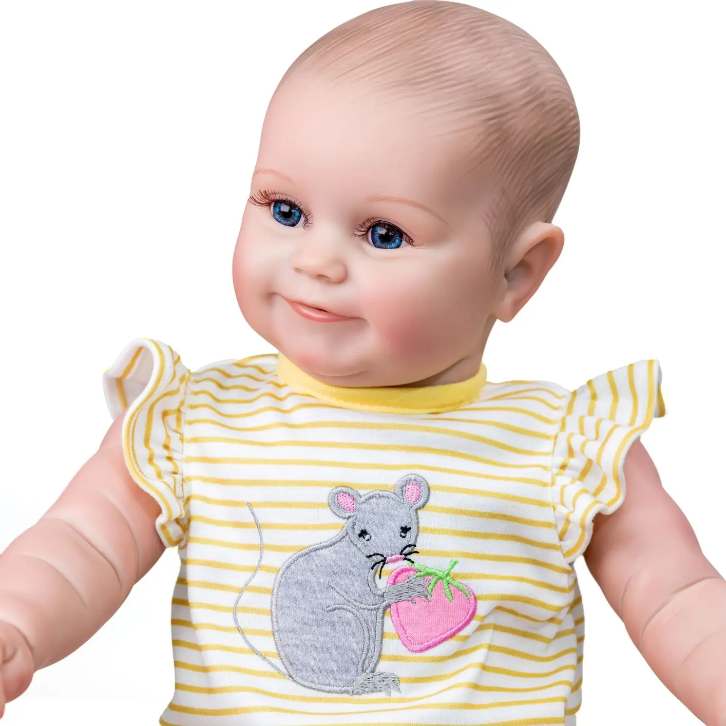 

48CM silicone baby reborn doll lifelike newborn girl Maddie detailed hand painting real soft touch dolls toy gift