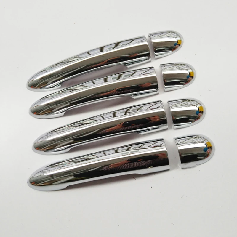 Manija de puerta cromada para Renault Espace IV 4 2003 2013 ABS, cubierta de captura, tapa embellecedora, accesorios para automóviles