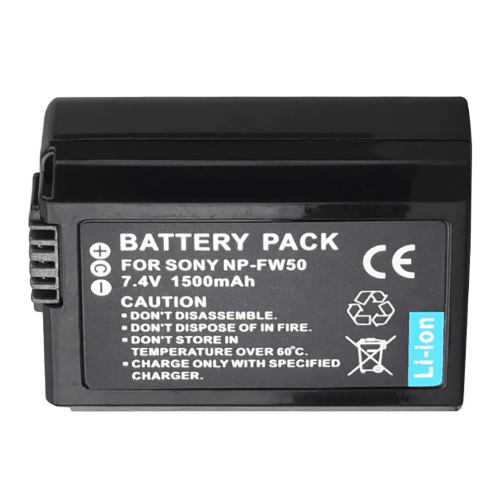 

NP-FW50 Battery NPFW50 NP FW50 for Sony Alpha 7 a7 A5000 A5100 A7R NEX5 5R 5N A6000 A7 NEX6 NEX7 NEX5R NEX5N Digital Camera