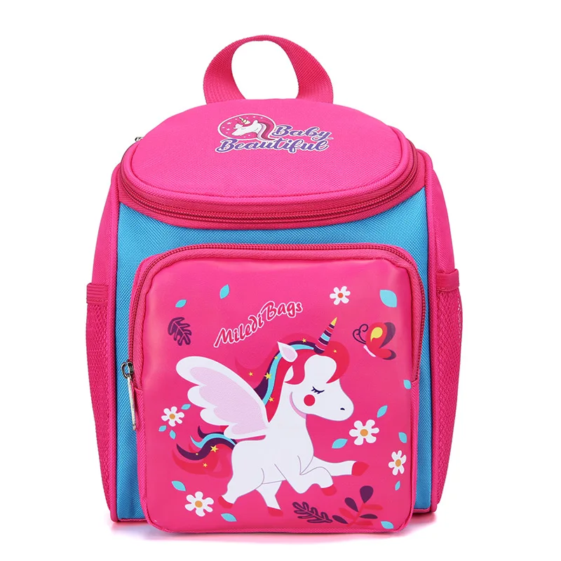 Fashion Unicorn Primary Anime Bag Girl Boy Lovely Cat Lion School Backpack Child Travel Bag Kids Cute Mochilas Cartoon Bag