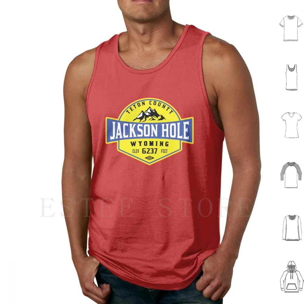 

Jackson Hole Wyoming Mountain Skiing Ski Snowboard Snowboarding 2 Tank Tops Vest Jackson Hole Wyoming Mountain Skiing Ski