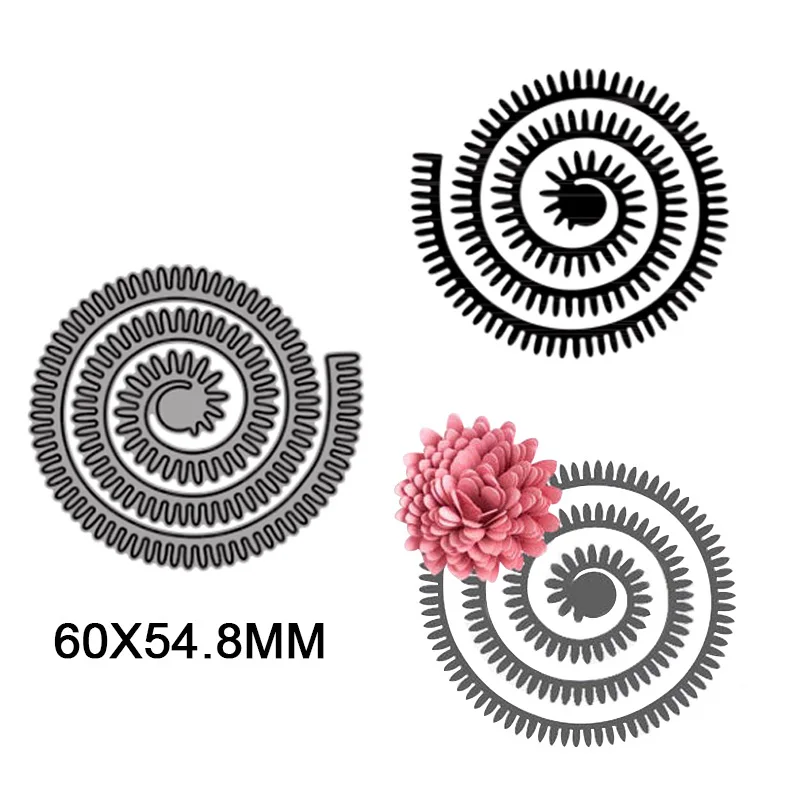 3D Flower Metal Cutting Die Stencils Cut Die for Diy Scrapbooking Album Decorative Crafts Embossing Paper Cards Making 2021 New