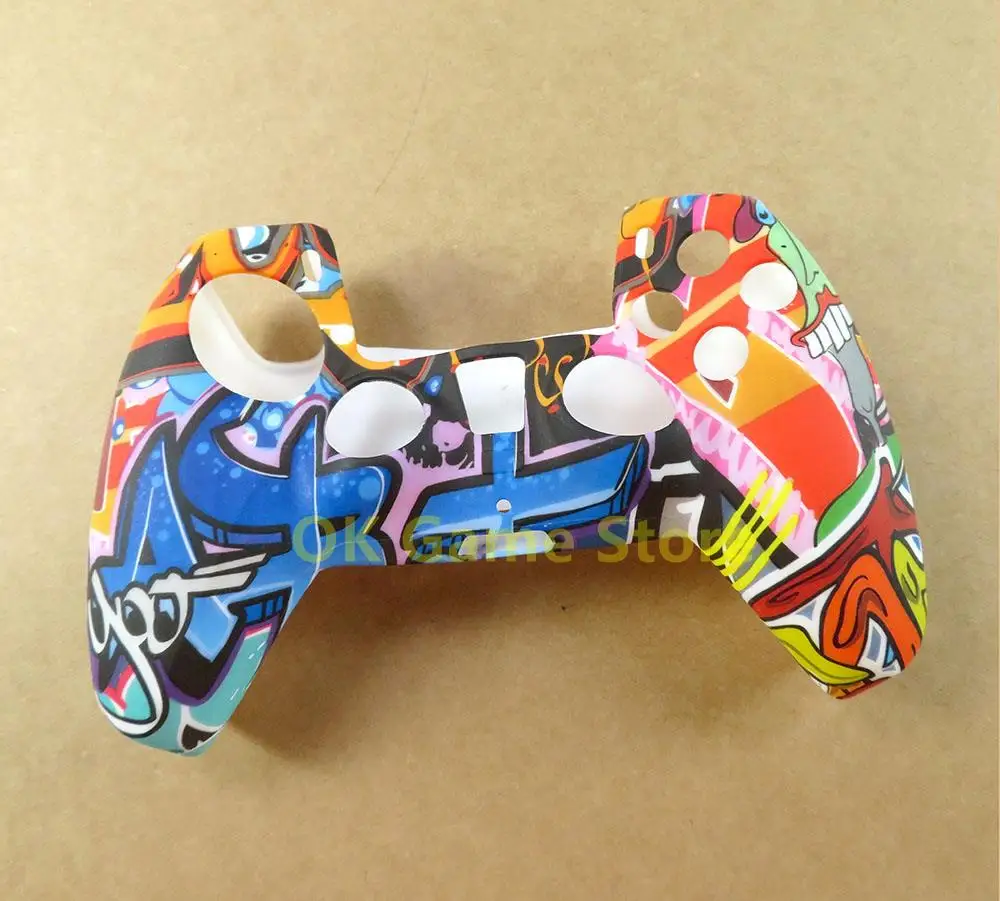 1pc/lot Silicone Case Soft Gel Rubber Cover For SONY Playstation 5 PS5 Controller Protection Skin Case For PS5 Game Accessories