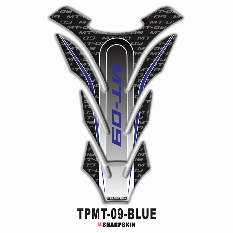 

Motorcycle 3D fuel tank pad sticker protective decorative decal For YAMAHA MT-09 Tank Pad Stickers mt09