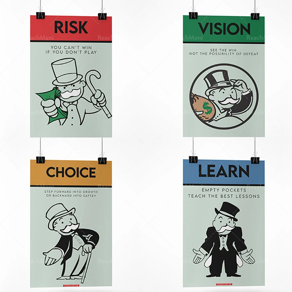 

Monopoly Printable Art Download Monopoly Collection Digital Wall Art