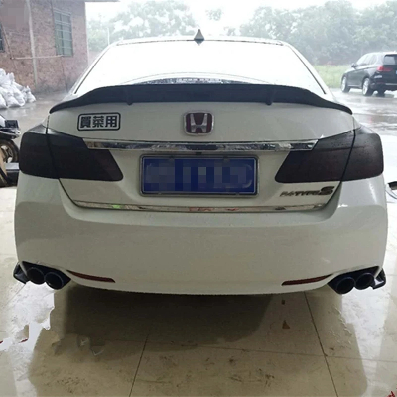 

for For Honda Accord 9 Carbon Fiber rear boot Wing Spoiler Rear Roof Spoiler Wing Trunk Lip Boot Cover