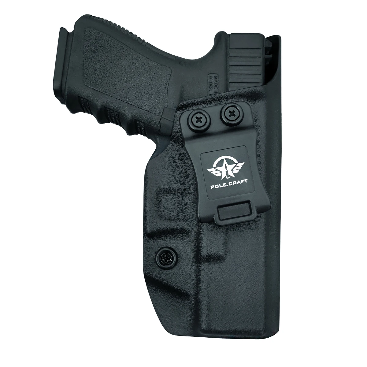 IWB Kydex Holster Fit: Glock 19 19X / Glock 23 / Glock 25 / Glock 32 / Glock 45  (Gen 1-5)  Pistol - Inside Waistband Concealed