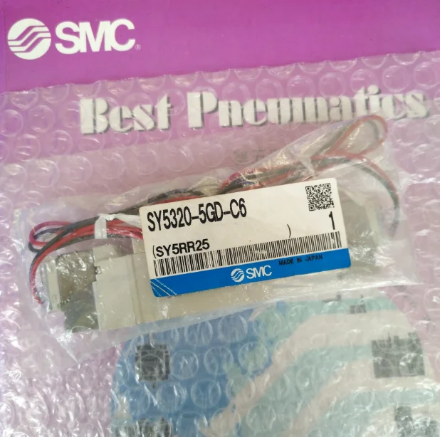 

1PC New SMC SY5320-5GD-C6 Solenoid Valve