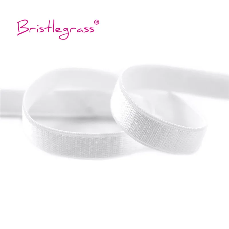 BRISTLEGRASS 2 5 10 Yard 3/8" 10 mm glänzender Nylon-BH-Träger, elastisches Spandex-Satinband, Schulterband, Unterwäsche, Dessous, Nähbesatz – Detail 31