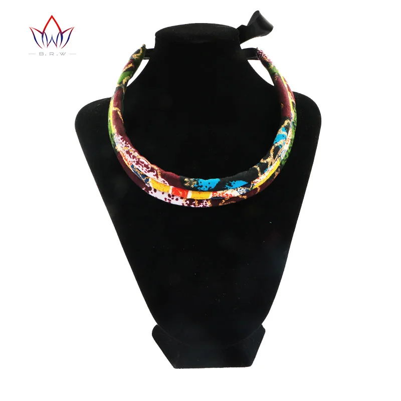 2022 Fashion African Women cotton Necklace Handmade Statement Necklace Jewelry Africa Accessories Necklaces WYA31