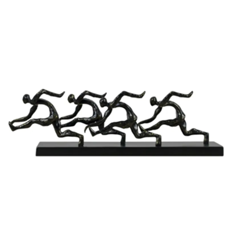 

Творческая абстракция, STRIDE персонажи, спортивное черное украшение из смолы, искусство и ремесло X5001