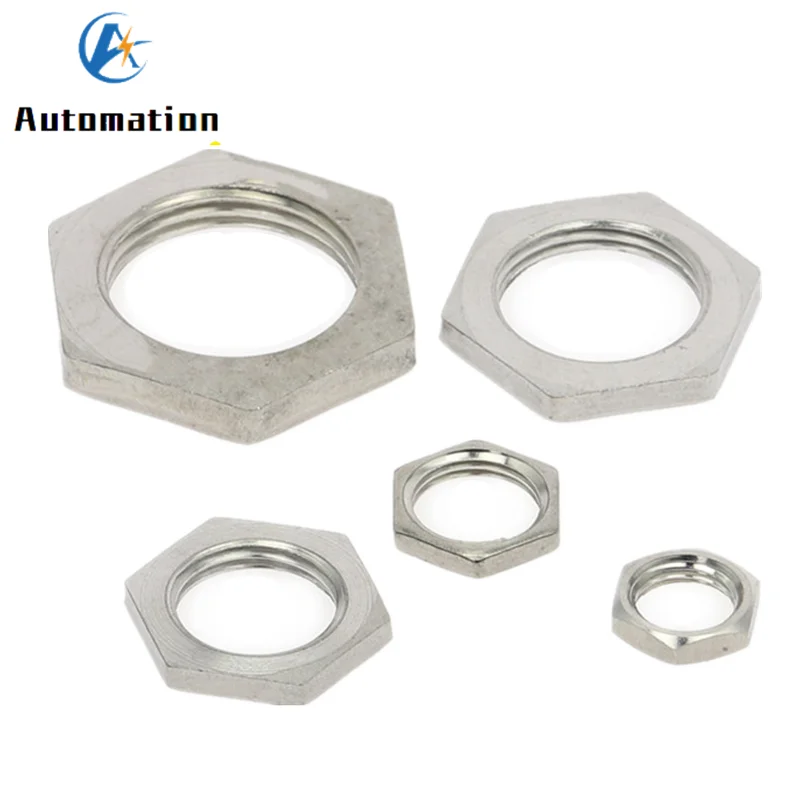 Pipe Fitting Stainless Steel ss 304 Hex Nuts Hex Nuts 1/8