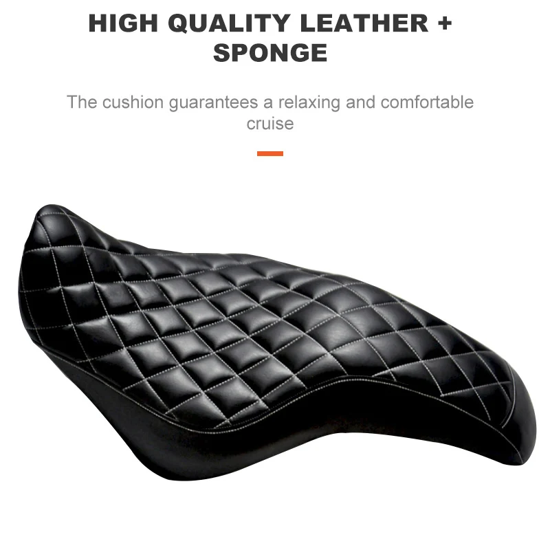 Motorcycle Driver & Passanger Seat High Quality Leather Sponge Fit Honda VT 750 C Shadow Motorcycle Accessories